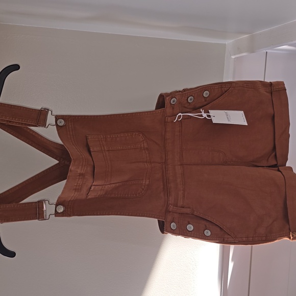 Judy Blue Other - JB Brown Overall Shorts